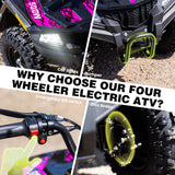 Aoemoe 36V 500W Electric Off-Road Ride-On Buggy with 2-Speed Parent Lock & 10-Mile Range