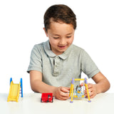 Bluey Mini Park Playset – 2.5–3" Poseable Bluey Figure, Swing, Slide & Rolling Wagon