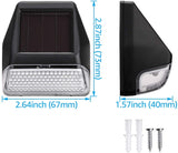 TORCHSTAR 12 Pack Dusk-to-Dawn LED Solar Fence Lights – Cool White Post Light