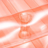 Funsicle 6ft Sofa Bed Lounge Inflatable Pool Float, Transparent Rose Pink Pool Lounger