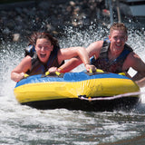 RAVE Sports Blue Angel 2-Person Towable Tube, 340 lb Capacity with Skim-Fast Bottom