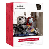 Hallmark Disney Tim Burton’s The Nightmare Before Christmas Jack and Sally with Tombstones Christmas Ornament