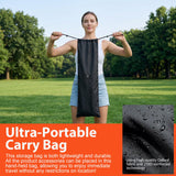 Portable Ladder Ball Game Set with 2 Targets, 6 Bolas, Score Trackers and Carry Bag