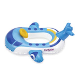 Funsicle 37" Blue Jet Inflatable Pool Float for Toddlers & Babies Ages 1-2