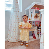 KidKraft Savannah Wooden Dollhouse – 4 Levels, 6 Rooms, Porch Swing & 14 Accessories