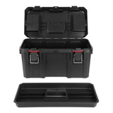 Hyper Tough 19-Inch Heavy-Duty Toolbox with Integrated Small Parts Organizer