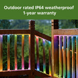 Mainstays 216-Light 18 ft Plug-In Multicolor Outdoor Rope Lights – Weather-Resistant Flexible LED Rope Lighting