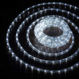 Cool White LED Rope Lights, 2-Wire Flexible PVC Accent Lighting