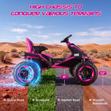 VIBESPARK 36V 600W Electric Ride-On ATV for Kids Ages 5–12, Bluetooth and LED Lights