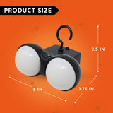 3-Pack Animated Peeping Eyes Halloween Lights, Flashing LED with Timer