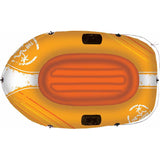 Poolmaster Islander 2-Person Inflatable Boat with Inflatable Seat & Oar Locks, Heavy-Duty Vinyl Recreational Raft