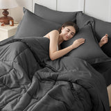 Lightweight Cooling Quilted Comforter, All Season Down Alternative Duvet
