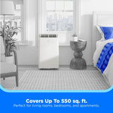 Midea DUO 12,000 BTU Smart Inverter Portable Air Conditioner – WiFi AC w/ Dehumidifier, Hose-in-Hose Design, Alexa/Google (MAP14AS1TWT-C)
