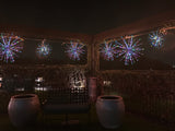 16" Multicolor LED Christmas Spritzer with 80 Twinkling and Steady Lights