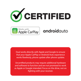 Dual XDCPA10BT 7" Double DIN Car Stereo, Apple CarPlay Android Auto Bluetooth