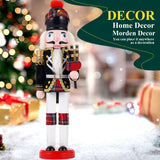 12" Wooden Nutcracker Soldier – Sword, Movable Jaw & Gift Box