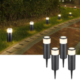 LEONLITE 4 Pack Low Voltage LED Pathway Lights – 400 lm 5W Landscape Lighting