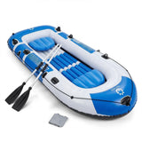 4-Person Inflatable Boat Set, 10.49 ft Fishing and Recreational Raft