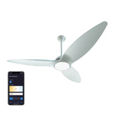 Atomi Smart 60" Wi-Fi Outdoor Ceiling Fan with Color-Changing LED Light