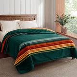 Pendleton Faux Fur Luxe Blanket, Ultra Cozy 700 GSM Polyester Queen/King Blanket