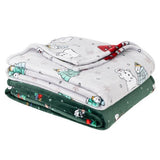 Peanuts Snoopy Halloween VelvetLoft Throw Blanket 2-Pack, 60"x70" Soft Fleece