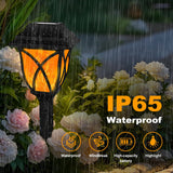 6-Pack Solar Pathway Lights – Waterproof LED Garden Stake Lights with Water Ripple Effect