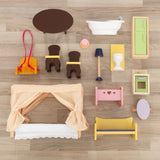KidKraft Savannah Wooden Dollhouse – 4 Levels, 6 Rooms, Porch Swing & 14 Accessories