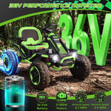 VIBESPARK 36V 600W Electric Ride-On ATV for Kids Ages 5–12, Bluetooth and LED Lights