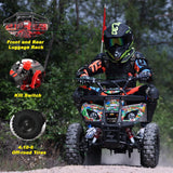 X-Pro 40 cc Kids Gas Mini ATV, 2026 Version, Pull Start, Speed Governor, Dual Disc Brakes and 6" Tires