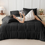 Lightweight Cooling Quilted Comforter, All Season Down Alternative Duvet