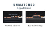 Intex Dura-Beam Deluxe Queen Air Mattress with Headboard, 18" Raised Bed