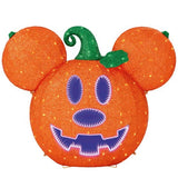 Disney 3.6 ft LED Mickey Pumpkin Halloween Decoration with 346 LED Infinity Lights