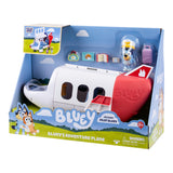 Bluey Adventure Plane Playset – Pilot Bluey Figure, 5 Travel Accessories & Sticker Sheet