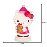 Hello Kitty with Gingerbread 22-Inch Lighted Christmas Blow Mold Decoration