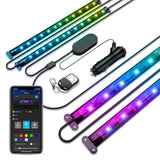 Govee RGBIC Interior Car Strip Lights with App Control and Music Sync, 4-Piece Set