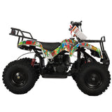 X-Pro 40 cc Kids Gas Mini ATV, 2026 Version, Pull Start, Speed Governor, Dual Disc Brakes and 6" Tires