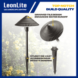 8 Pack Low Voltage LED Landscape Pathway Lights – 120 Lumens 3W Path Lights