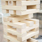 Hey! Play! Giant Wooden Blocks Tower Stacking Game,