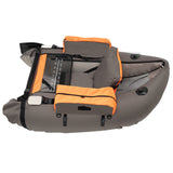 Miumaeov Inflatable Fishing Boat with Adjustable Backrest, Portable Float Tube