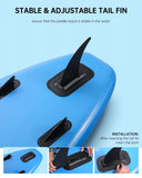 Naipo Inflatable Stand Up Paddle Board Set, 10' x 30" x 6" with SUP Accessories