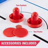 MD Sports 37" Tabletop Air Hockey Arcade Game with Electronic Scorer, 2 Pushers and 2 Pucks