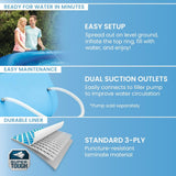 Intex Easy Set Pool, 10 ft x 30 in Inflatable Above Ground Swimming Pool, 1,018 Gallon Family Pool