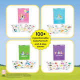 Bluey Repositionable Sticker Play Sets – 4 Scenes, 16 Reusable Sheets Collection Colorforms