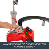3-Car Hot Wheels Racing Formula 1 Sprint Race Circuit – Rev Launcher, Overtake Lane & 2 Modes
