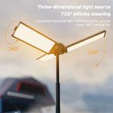 8000mAh Rechargeable Telescopic Camping Light