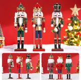 12" Wooden Nutcracker Soldier – Sword, Movable Jaw & Gift Box
