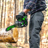 Greenworks 80V 18-Inch Cordless Chainsaw Kit – Battery Powered Chainsaw with 4Ah Battery, Charger, Case &amp; Extra Chains