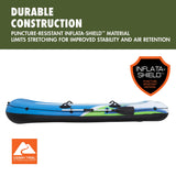 Ozark Trail 4-Person Inflatable Recreational Raft Set with Oars & Hand Pump