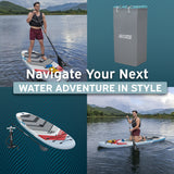 Hydro-Force Solara 10' Inflatable Stand Up Paddle Board Set with Paddle, Pump, Backpack & Leash