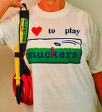 Muckers Ring Toss Game with 4 Natural Rubber Rings, 2 Ground Pegs and Carry Strap